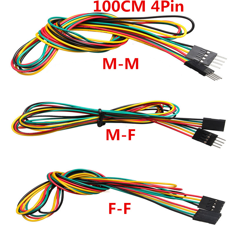 Breadboard Jumper Wire - Cabo dupont 10 tamanhos de 4pin/100cm,