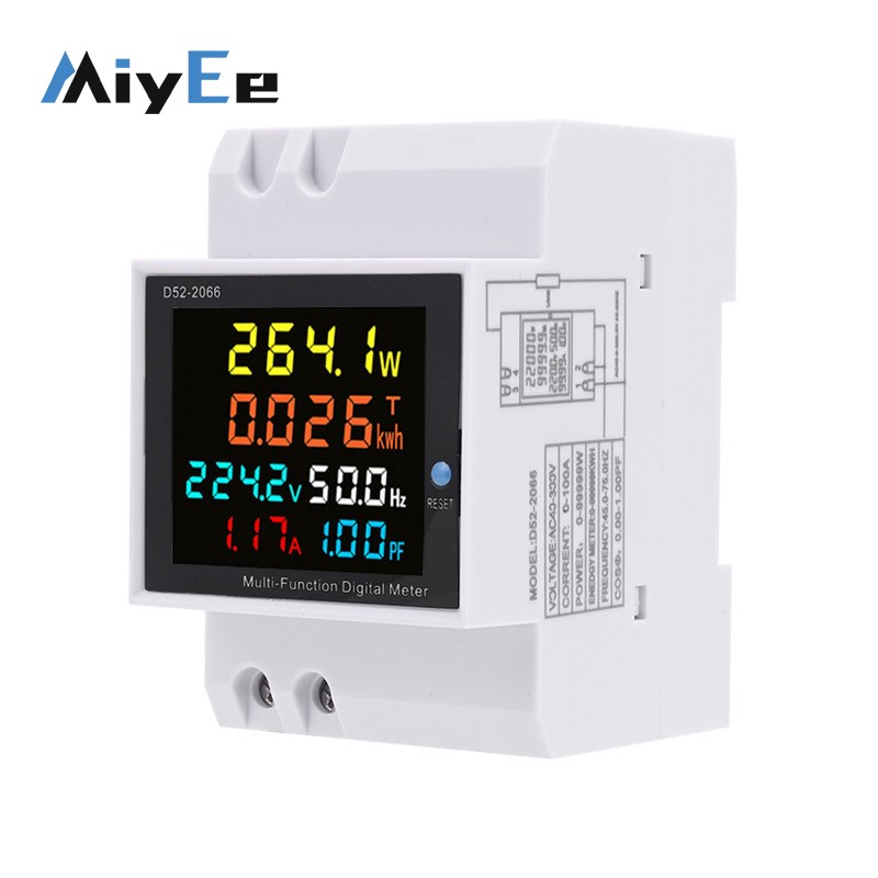 Diy Electronics Store - Medidor elétrico digital monofásico 6 em