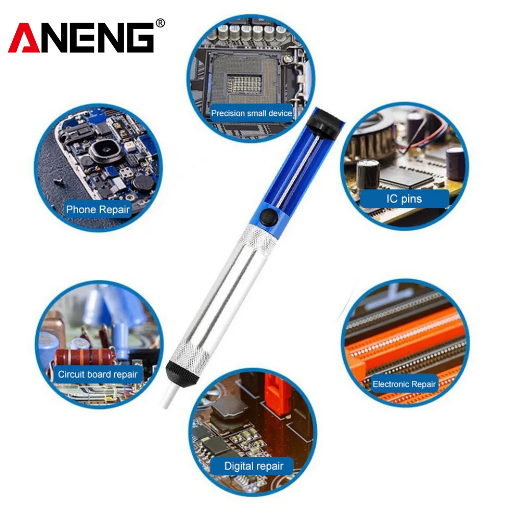 Diy Electronics Lab - Aneng bomba de desoldagem ferro desoldering