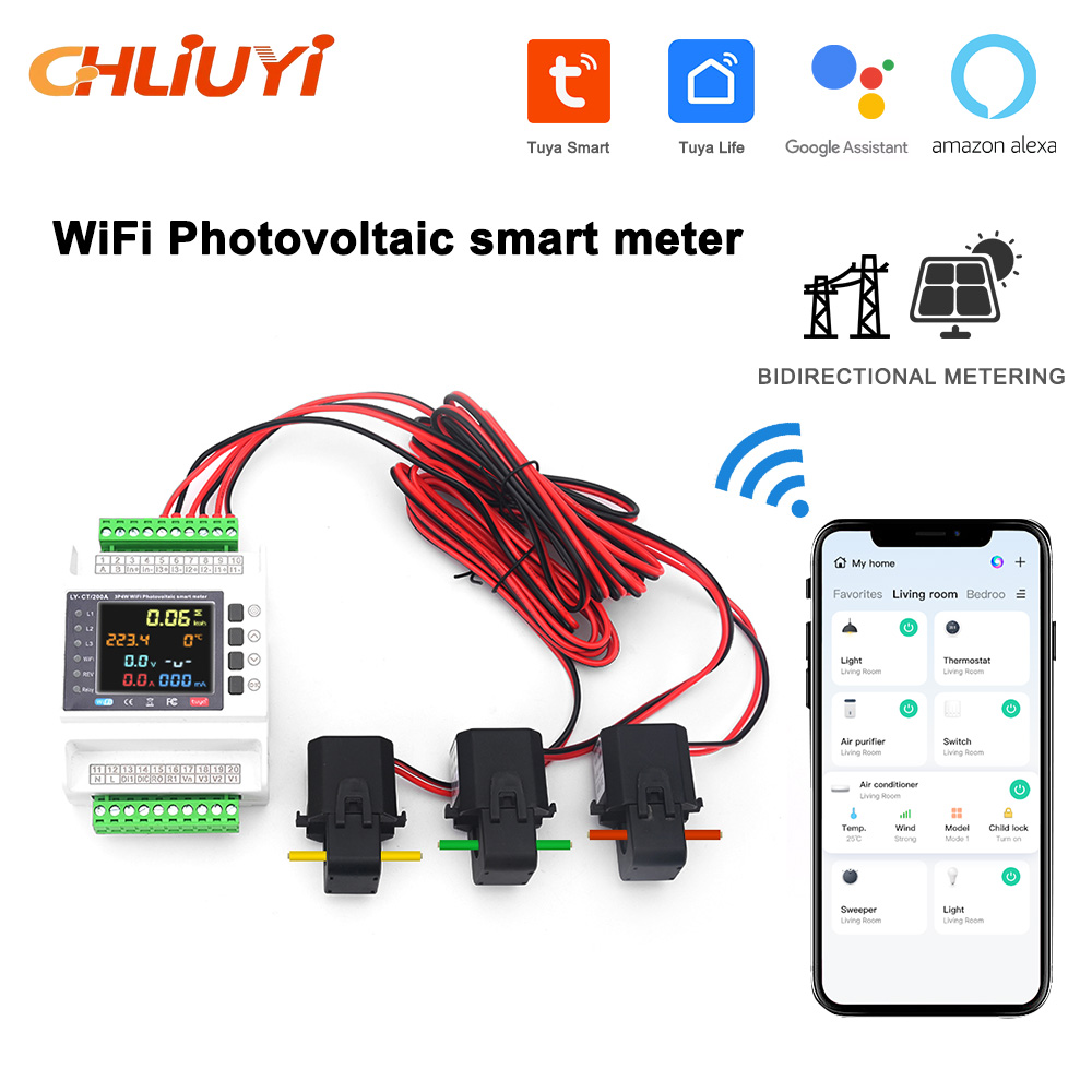 Diy Electronics Store - Medidor de Energia Inteligente Tuya WiFi