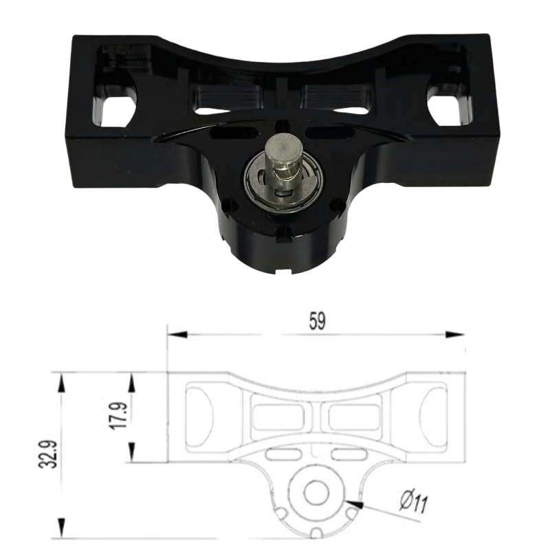 Diy Electric Car - Carro rc caminhão metal cruz membro