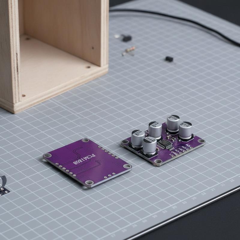 Diy Analog Electronics - NOVO Módulo ADC Estéreo PCM1808 de