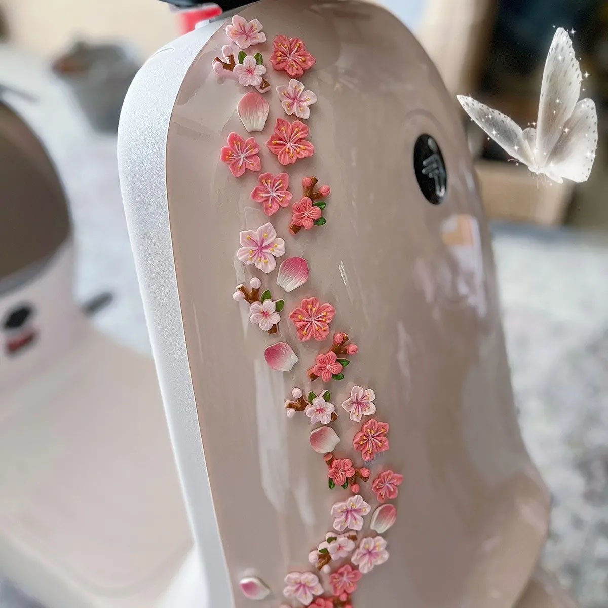 Adesivo 3D DIY Flor de Pessegu - Diy Electric Car avaliação e preço