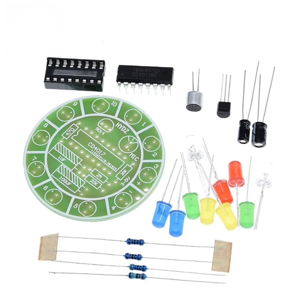 CD4017 Kit de luz LED rotativa - Diy Electronics Lab avaliação e preço