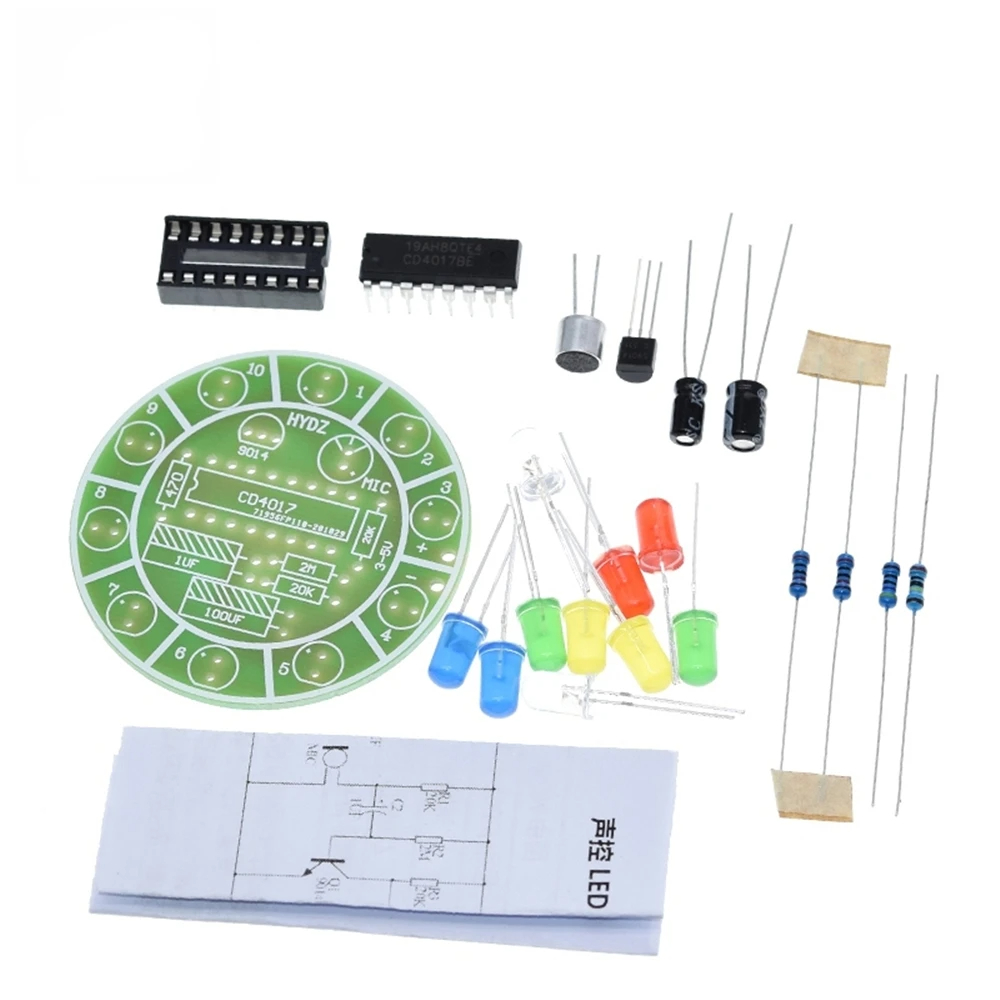 CD4017 Kit de luz LED rotativa - Diy Electronics Lab avaliação e preço