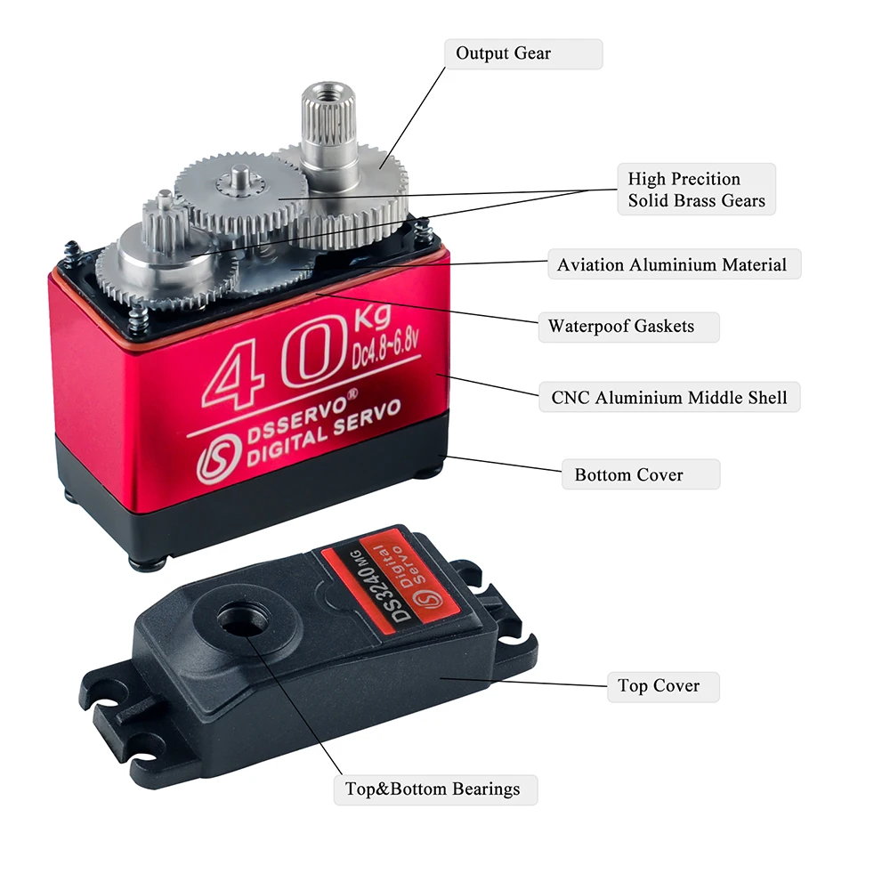 40kg dservo ds3240 grande torq - Diy Electric Car avaliação e preço