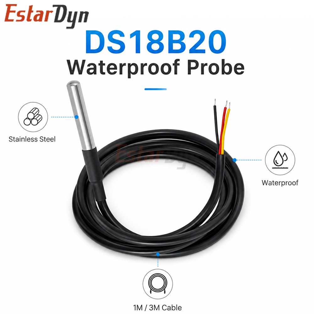 Sensor de Temperatura Digital  - Ds18B20 Temperature Sensor avaliação e preço