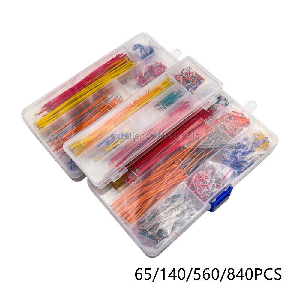 65/140/560/840 pçs/caixa fios  - Breadboard Jumper Wire avaliação e preço