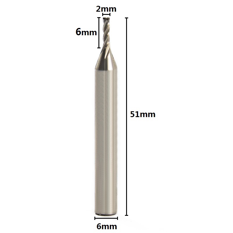 1pc diâmetro frez 2mm endmill  - Diy Cnc Router Electronics avaliação e preço