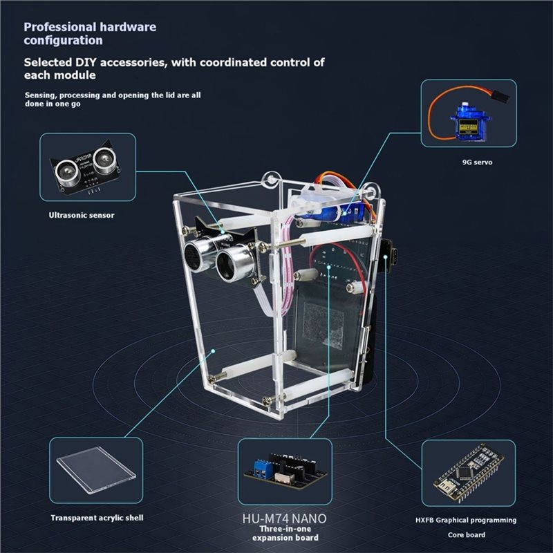 Kit DIY Eletrônico de Lixeira  - Diy Electronics To Sell avaliação e preço