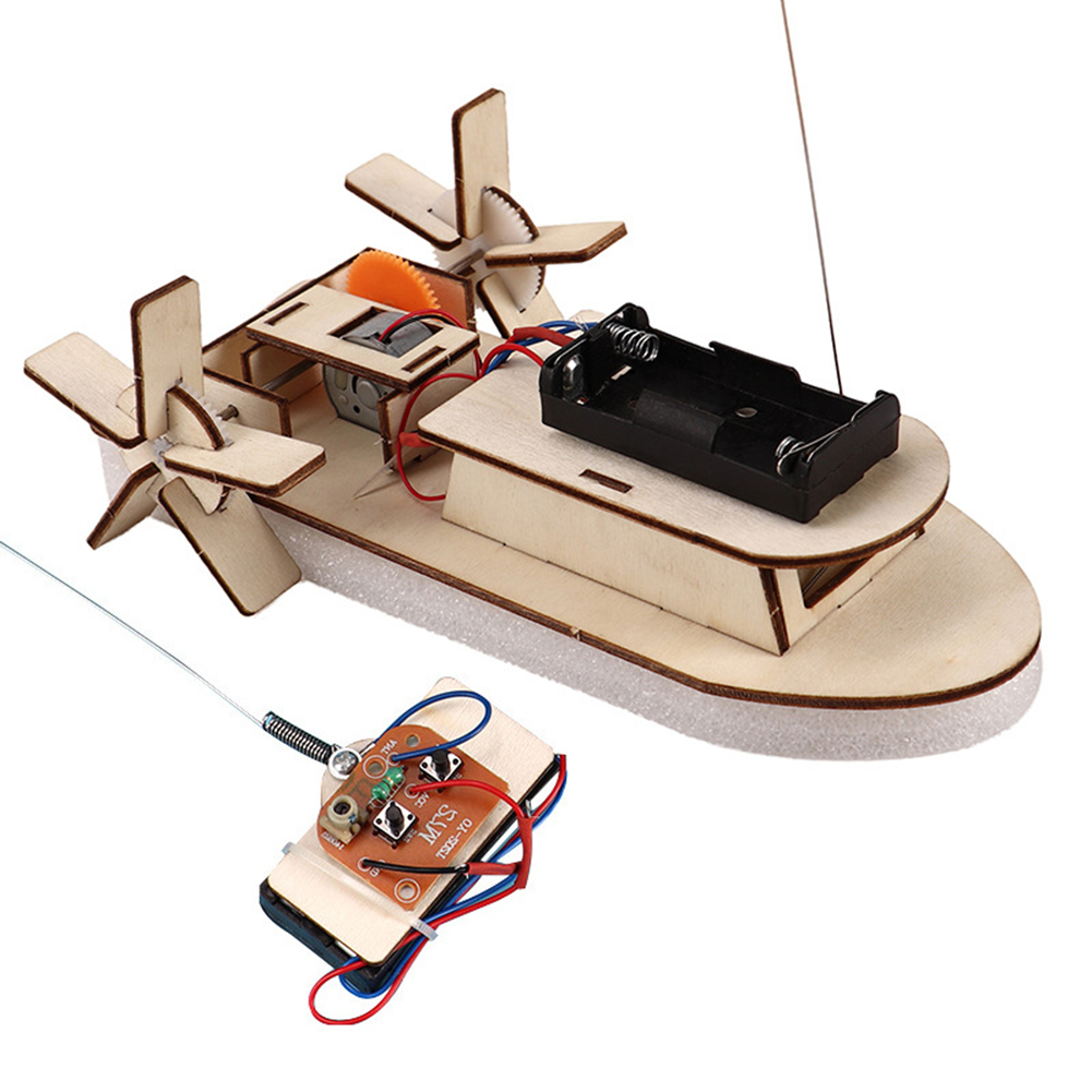 DIY Wooden Boat Model Science  - Diy Electronics Kids avaliação e preço