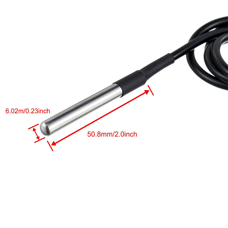 DS18B20 Pacote de aço inoxidáv - Ds18B20 Temperature Sensor avaliação e preço