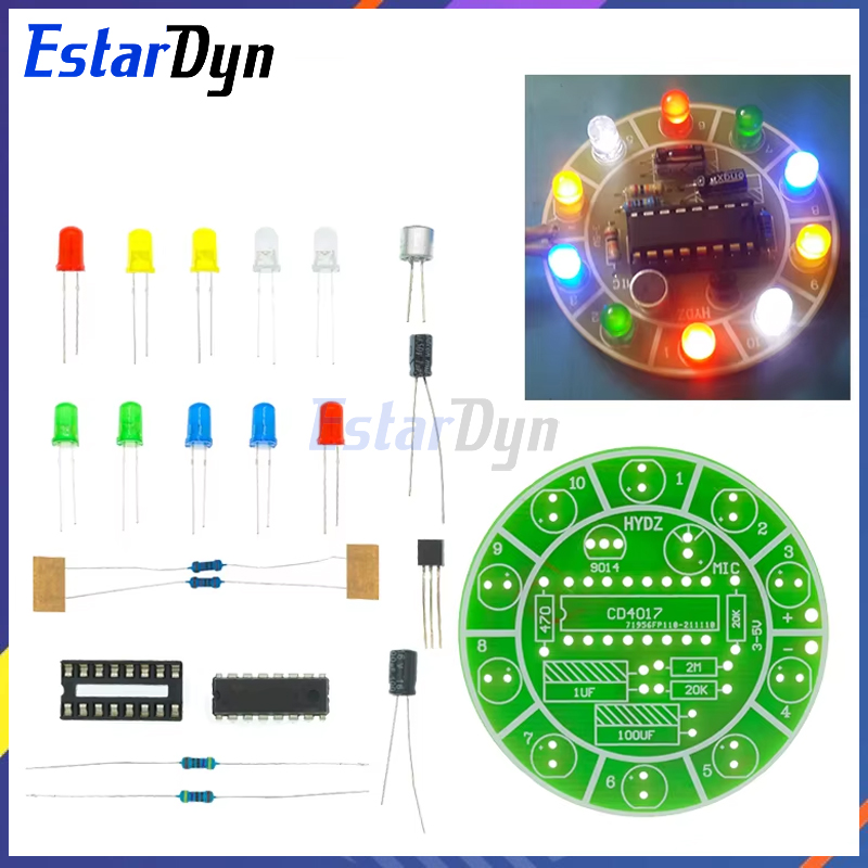 Estardyn CD4017 kit de luz LED - Diy Electronics Lab avaliação e preço