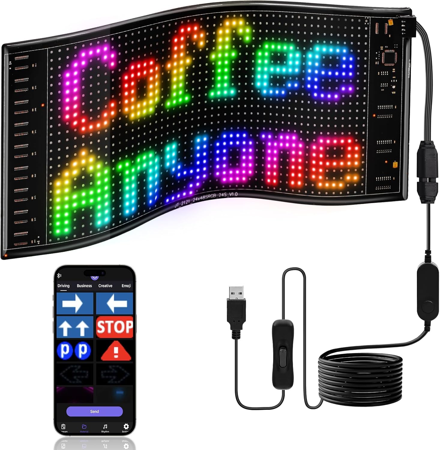 Painel de pixel de matriz led  - Diy Electric Car avaliação e preço