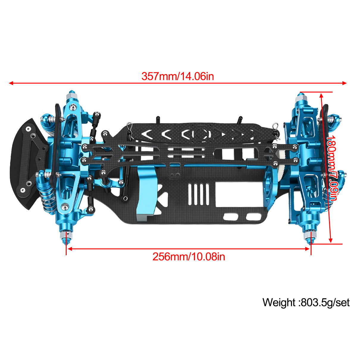 Kit de Chassi em Alumínio e Fi - Diy Electric Car avaliação e preço