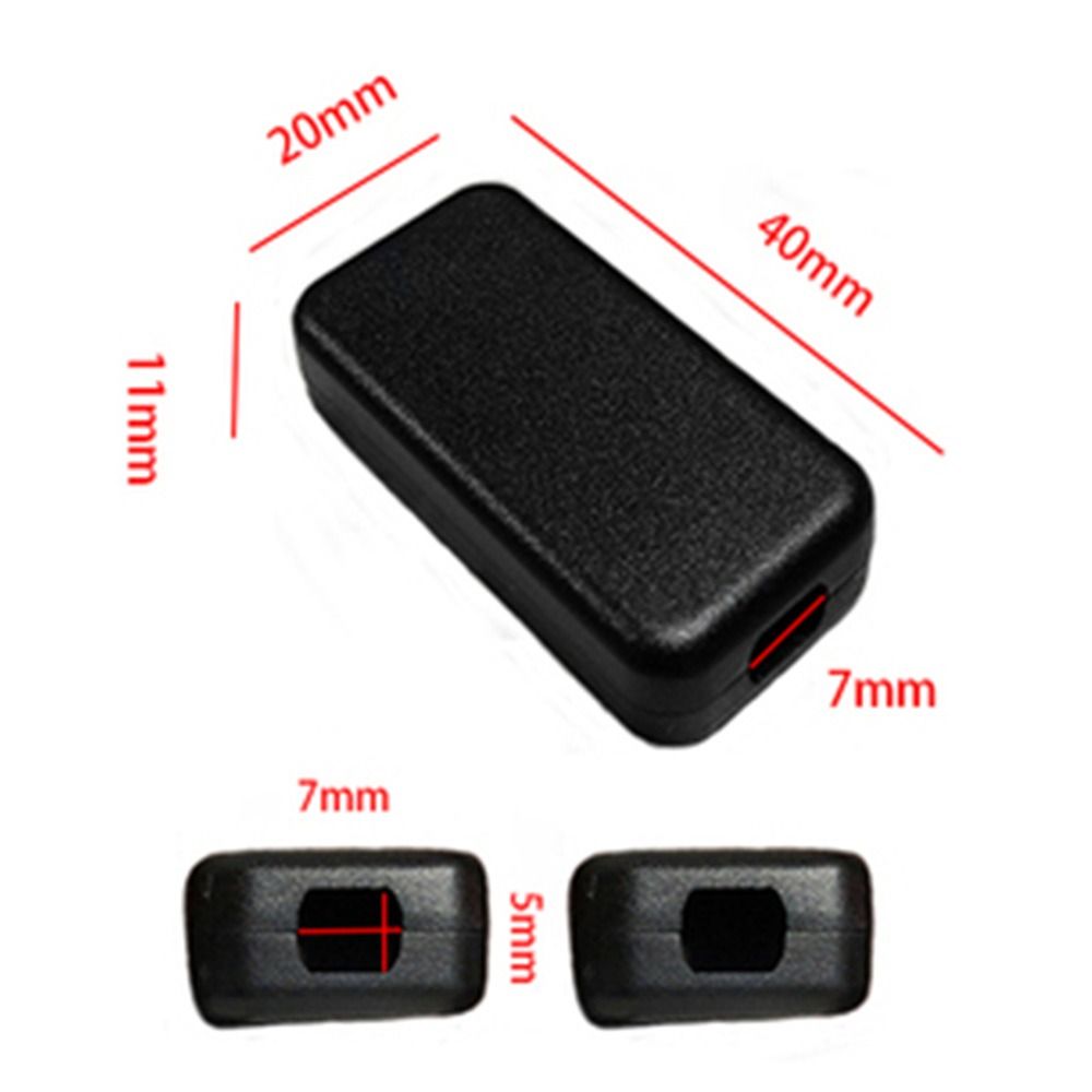 Preto diy abs plástico caixa d - Diy Electronics Box avaliação e preço