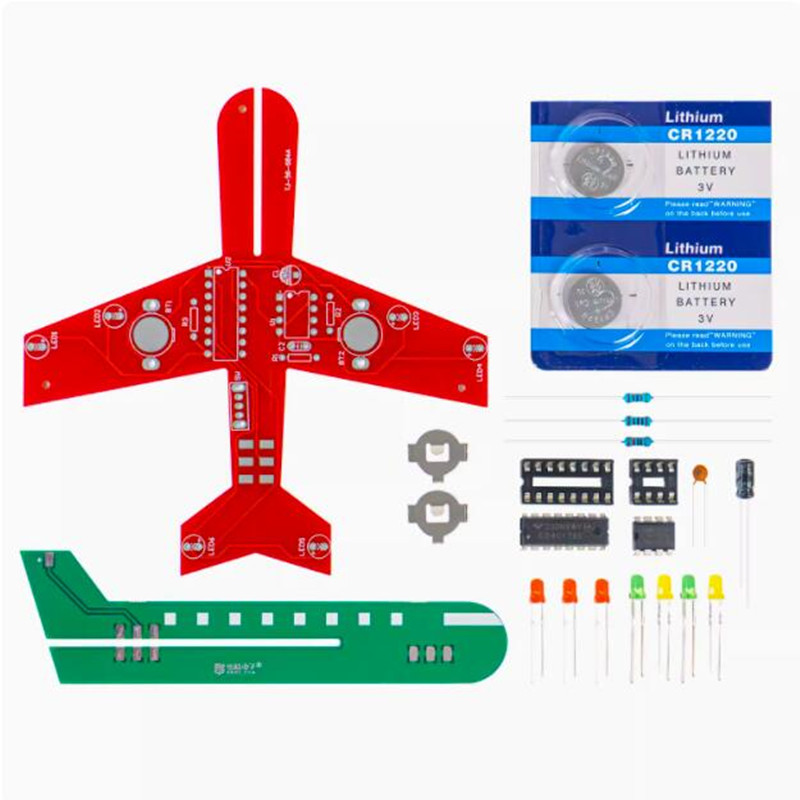 Diy avião kit eletrônico led p - Diy Electronics Projects For Students avaliação e preço
