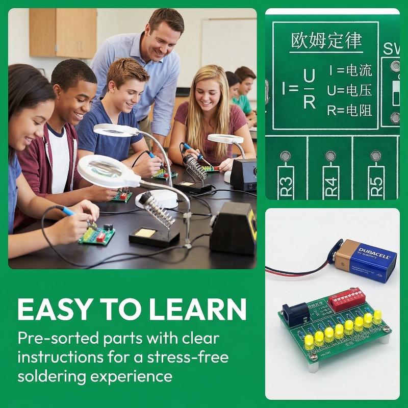 Kit de Prática de Soldagem Ele - Diy Electronics Lab avaliação e preço