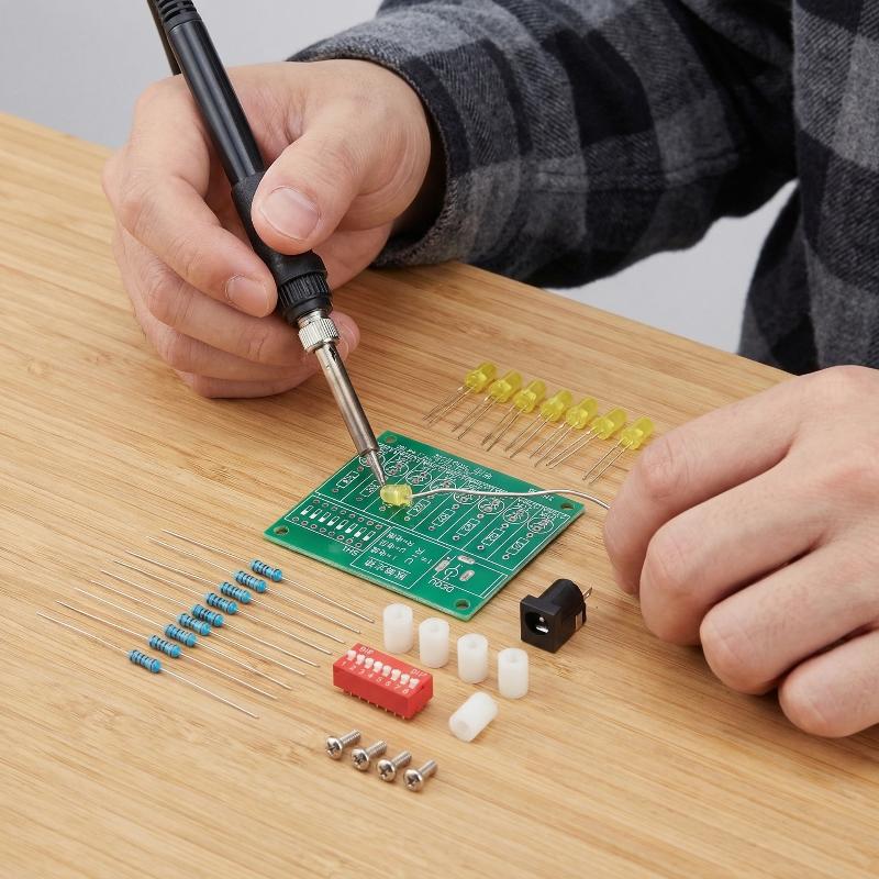 Kit de Prática de Soldagem Ele - Diy Electronics Lab avaliação e preço