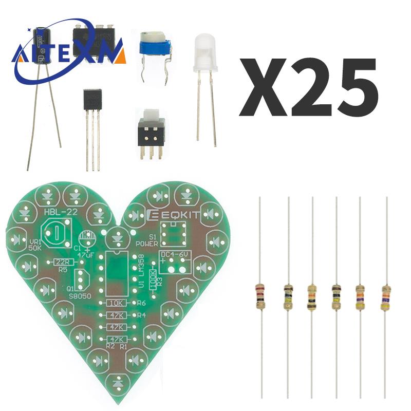 Heart Shape Breathing LED Lamp - Diy Electronics Lab avaliação e preço
