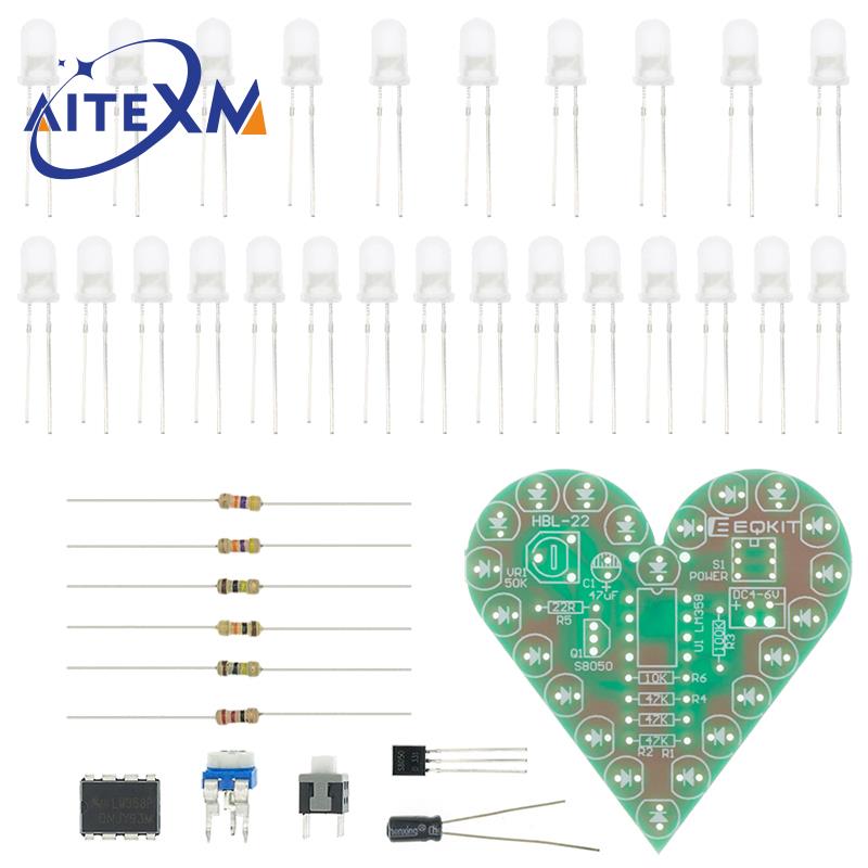 Heart Shape Breathing LED Lamp - Diy Electronics Lab avaliação e preço