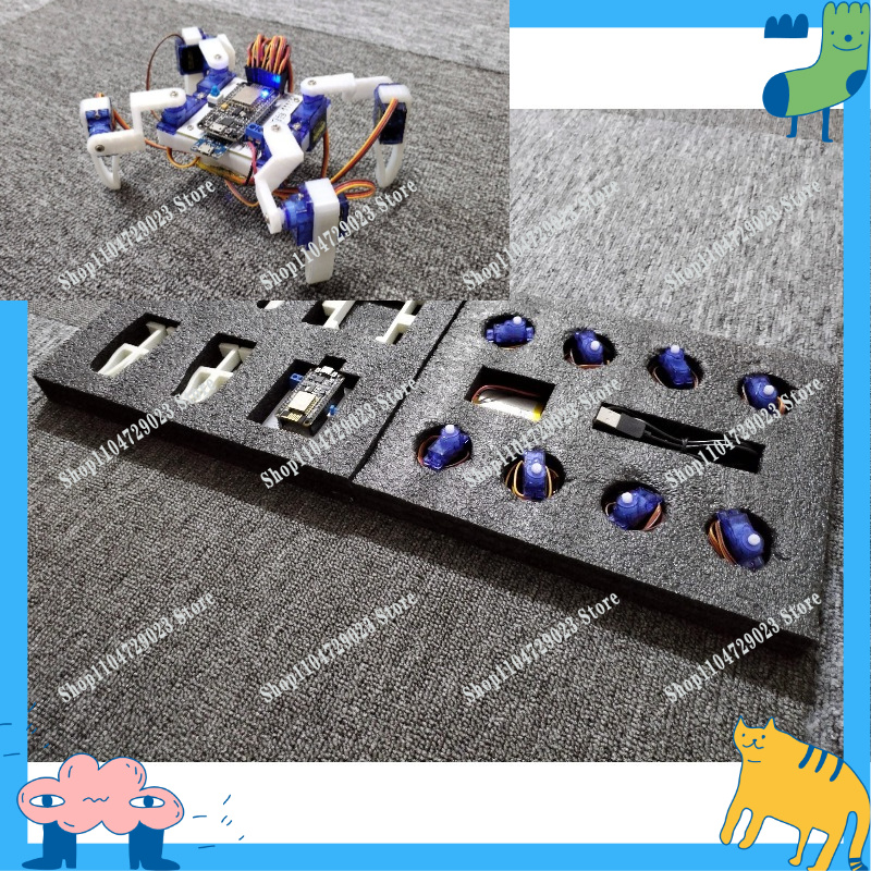 Kit DIY de robô aranha biónico - Diy Electronics To Sell avaliação e preço