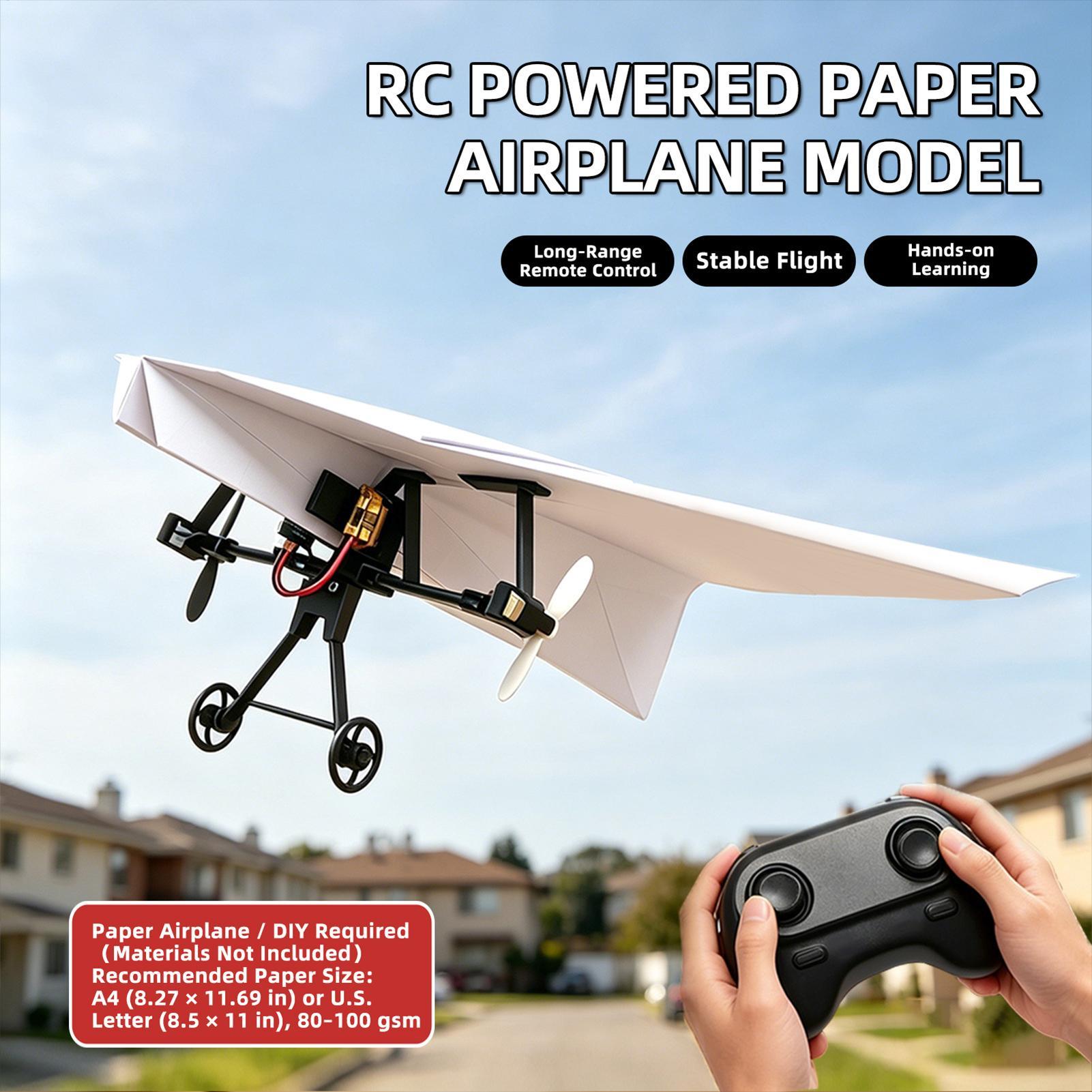 Kit de Avião de Papel com Cont - Diy Electronics Kids avaliação e preço