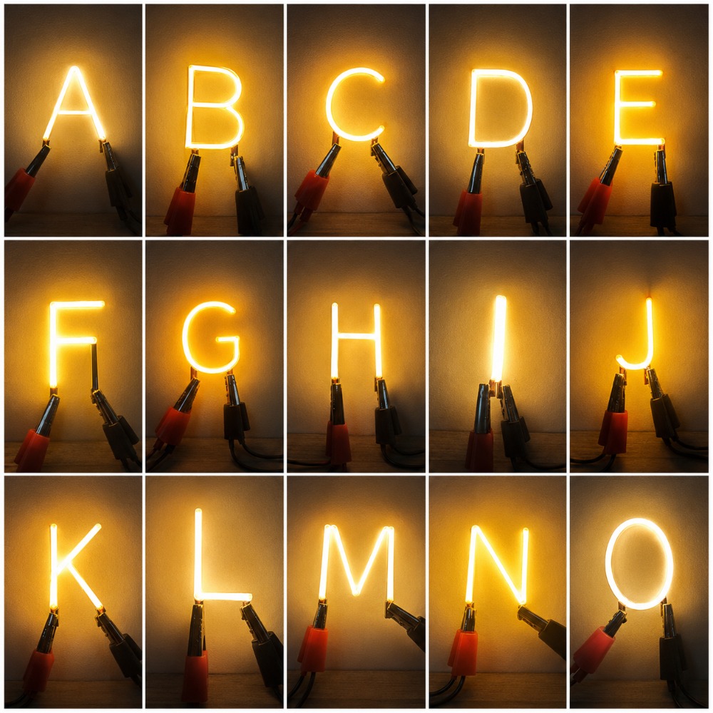 Letras LED de Filamento 3V de  - Diy Electronics News avaliação e preço