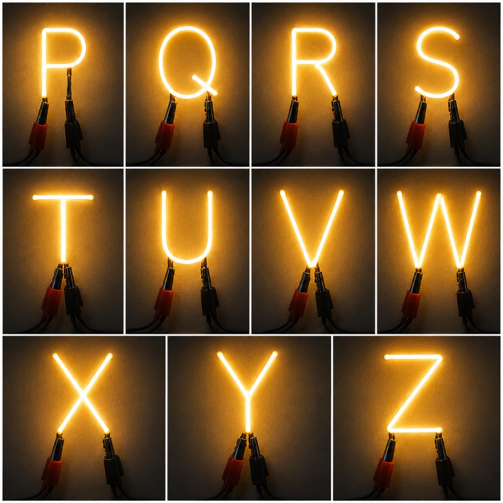 Letras LED de Filamento 3V de  - Diy Electronics News avaliação e preço