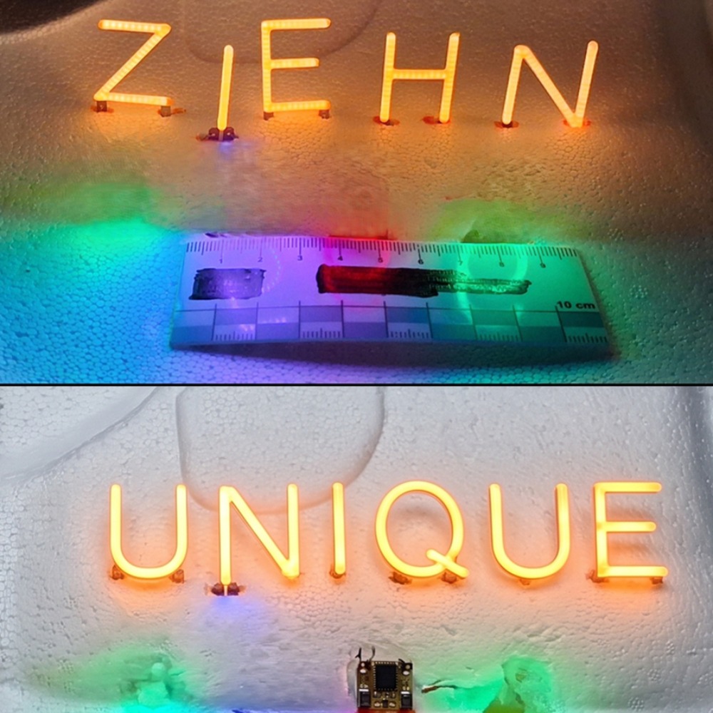 Letras LED de Filamento 3V de  - Diy Electronics News avaliação e preço