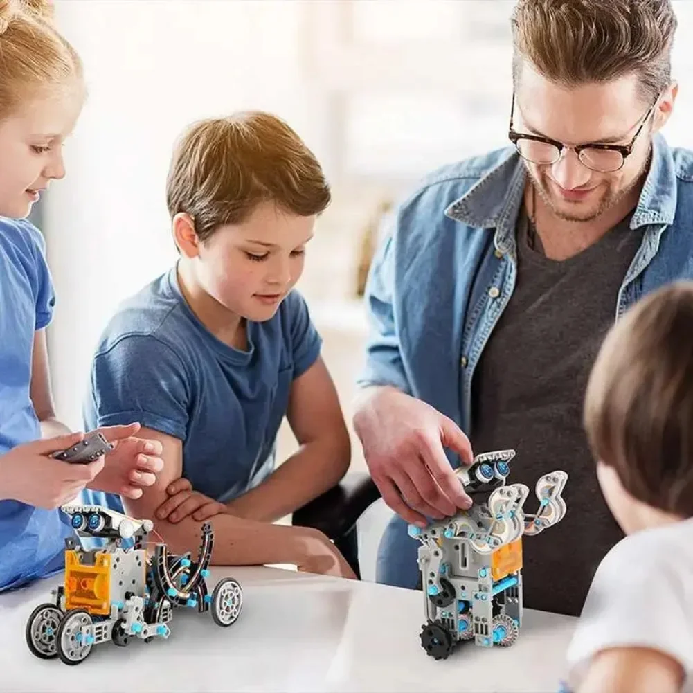 13 em 1 robô movido a energia  - Diy Electronics Kids avaliação e preço